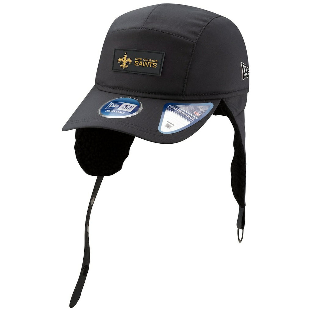 NFL New Orleans Saints 2025 Sideline Cold Weather Runner Dog Ear Adjustable Hat