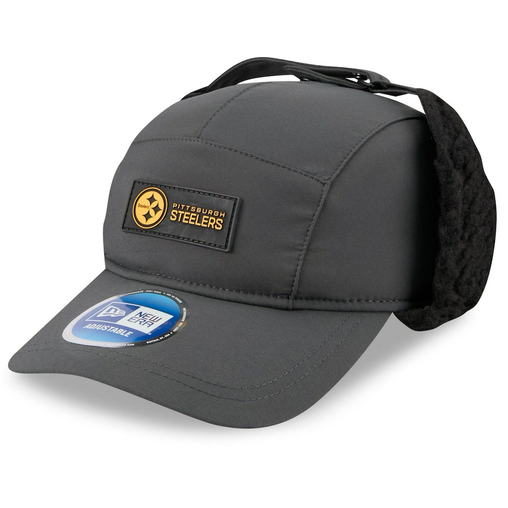 NFL Pittsburgh Steelers 2025 Sideline Cold Weather Runner Dog Ear Adjustable Hat