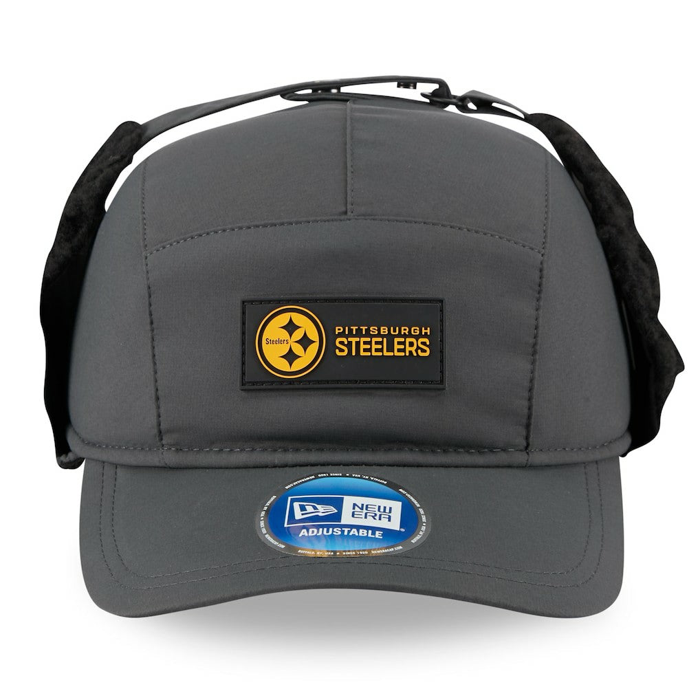 NFL Pittsburgh Steelers 2025 Sideline Cold Weather Runner Dog Ear Adjustable Hat