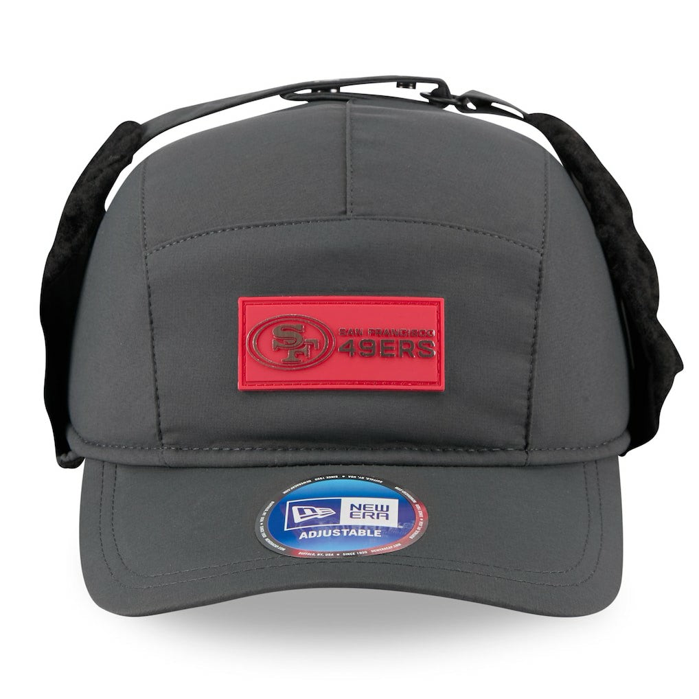 NFL San Francisco 49ers 2025 Sideline Cold Weather Runner Dog Ear Adjustable Hat