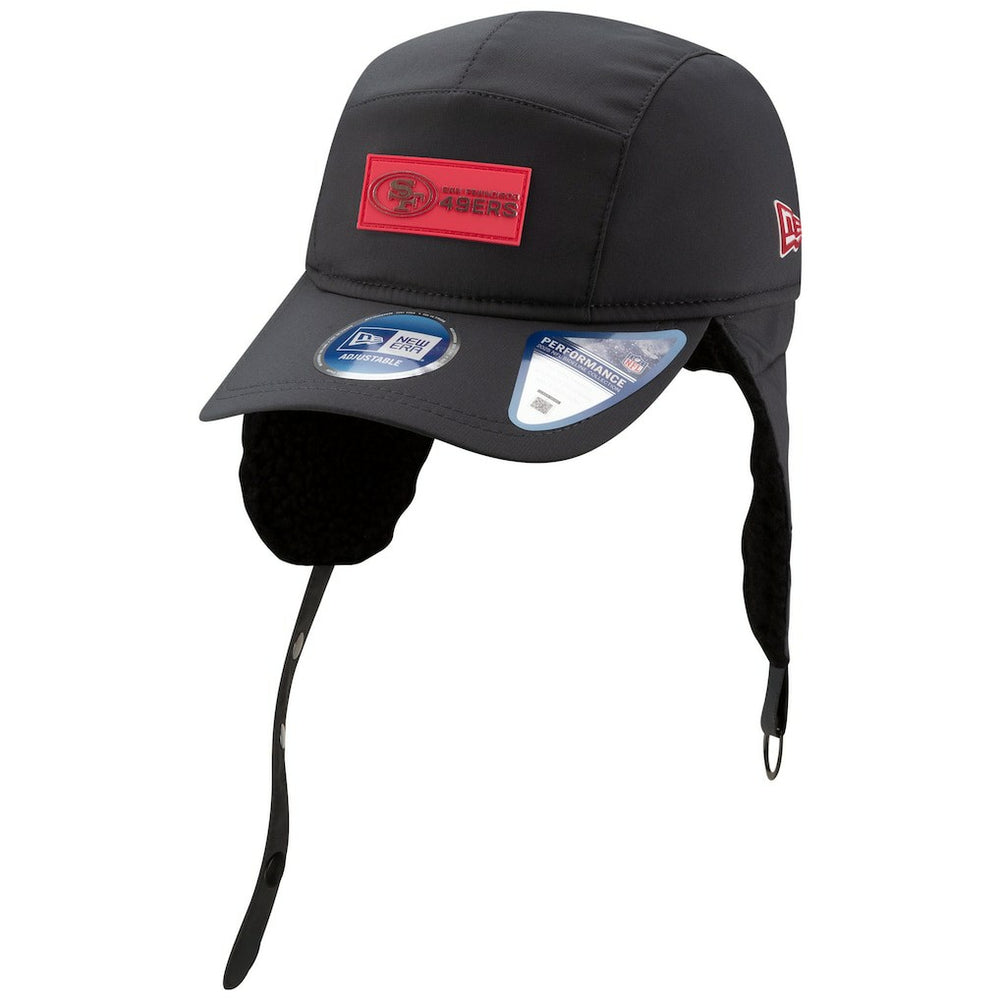 NFL San Francisco 49ers 2025 Sideline Cold Weather Runner Dog Ear Adjustable Hat
