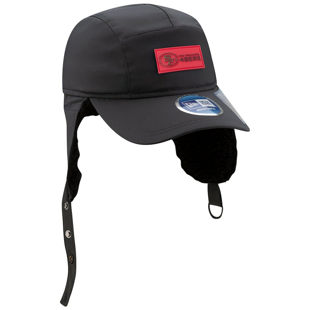 NFL San Francisco 49ers 2025 Sideline Cold Weather Runner Dog Ear Adjustable Hat