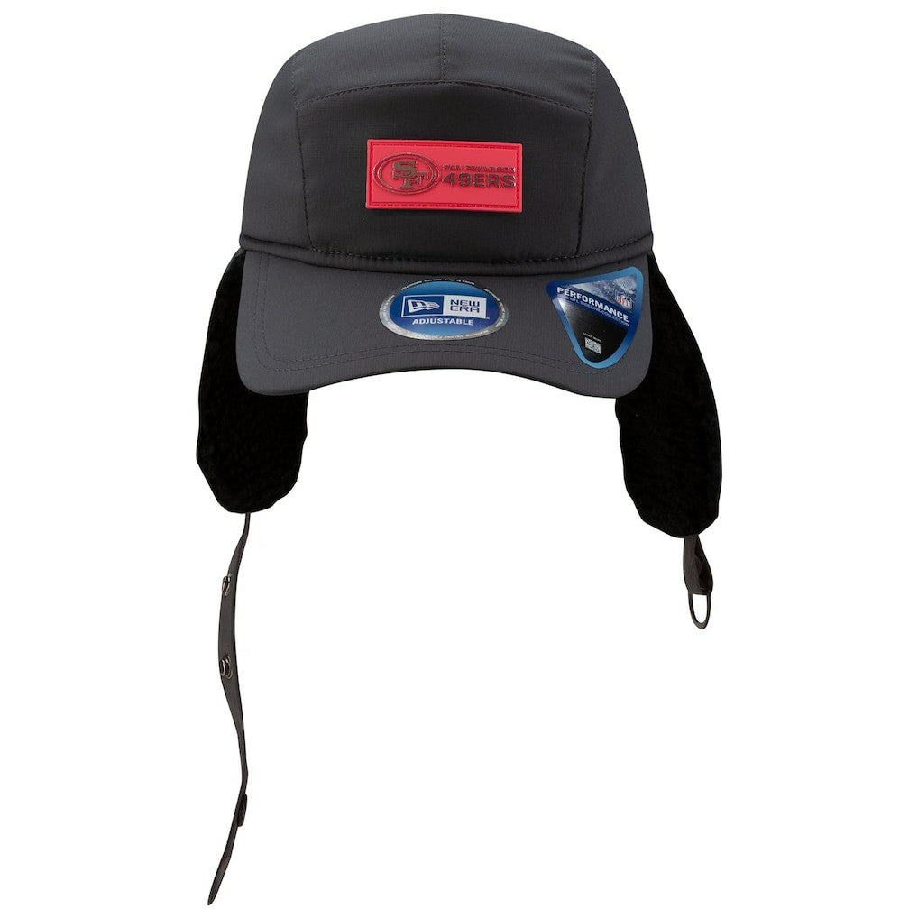 NFL San Francisco 49ers 2025 Sideline Cold Weather Runner Dog Ear Adjustable Hat