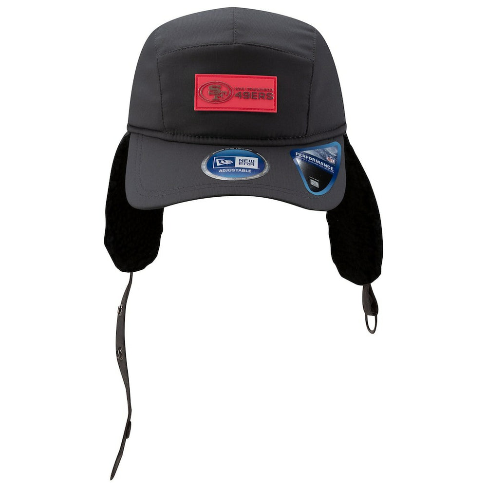 NFL San Francisco 49ers 2025 Sideline Cold Weather Runner Dog Ear Adjustable Hat