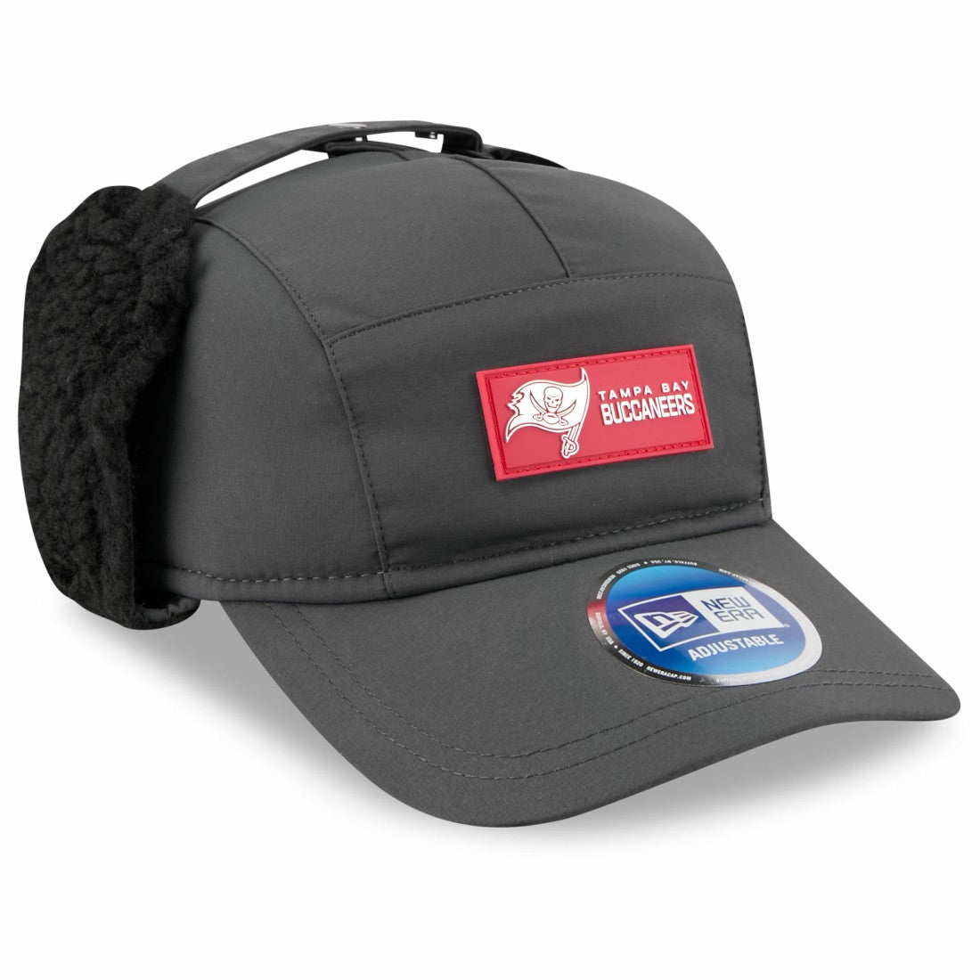 NFL Tampa Bay Buccaneers 2025 Sideline Cold Weather Runner Dog Ear Adjustable Hat
