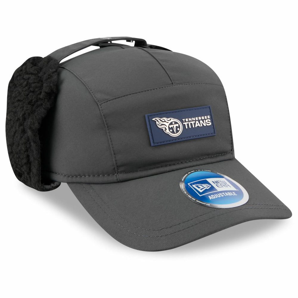 NFL Tennessee Titans 2025 Sideline Cold Weather Runner Dog Ear Adjustable Hat