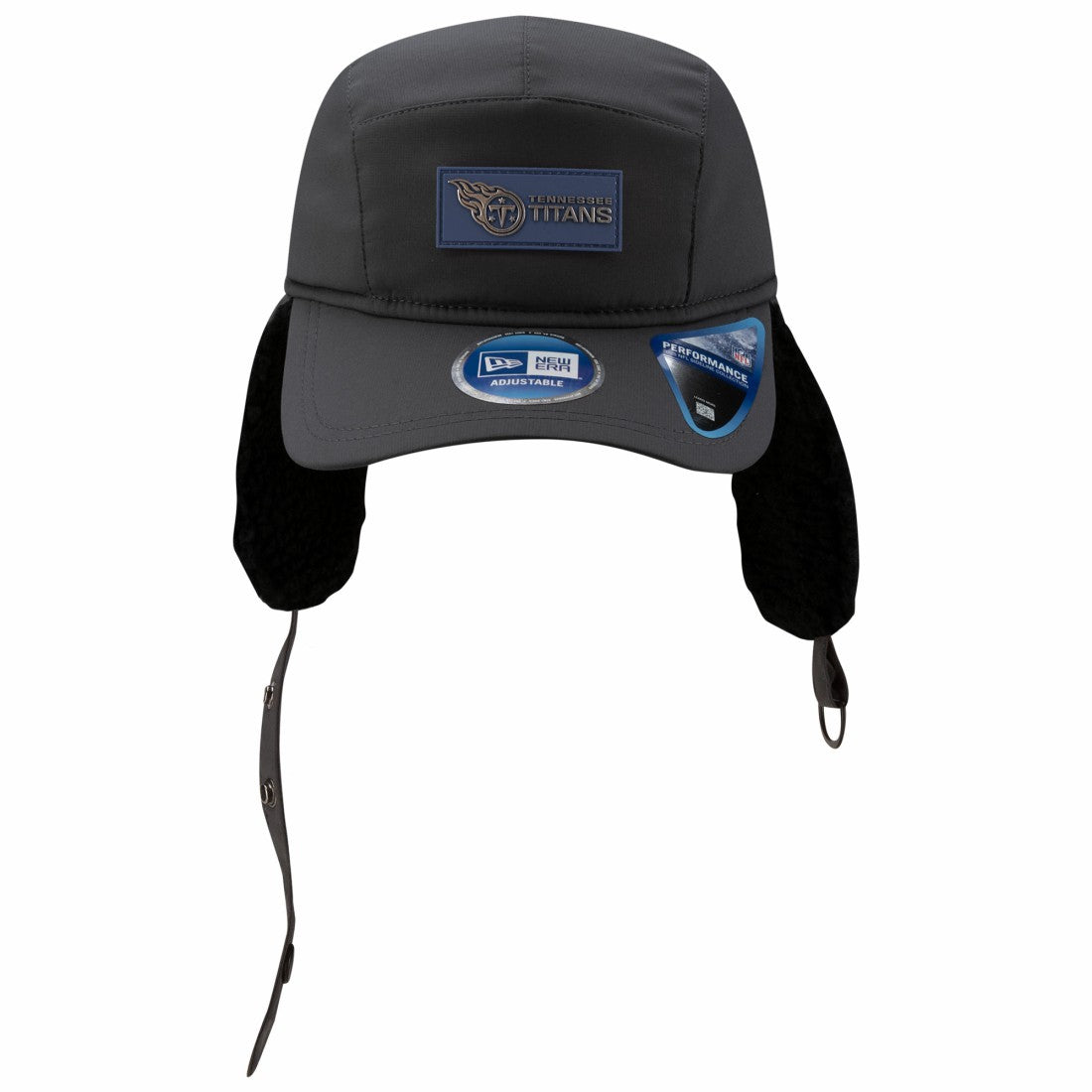 NFL Tennessee Titans 2025 Sideline Cold Weather Runner Dog Ear Adjustable Hat