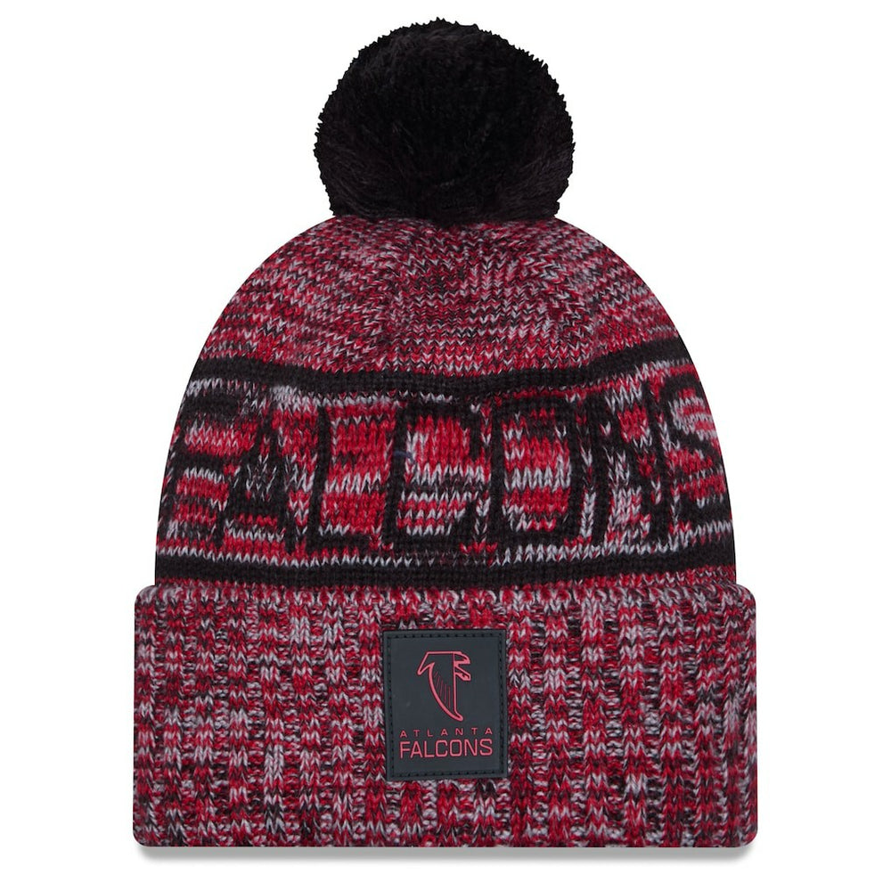 NFL Atlanta Falcons 2025 Sideline Cold Weather Cuffed Knit Hat with Pom