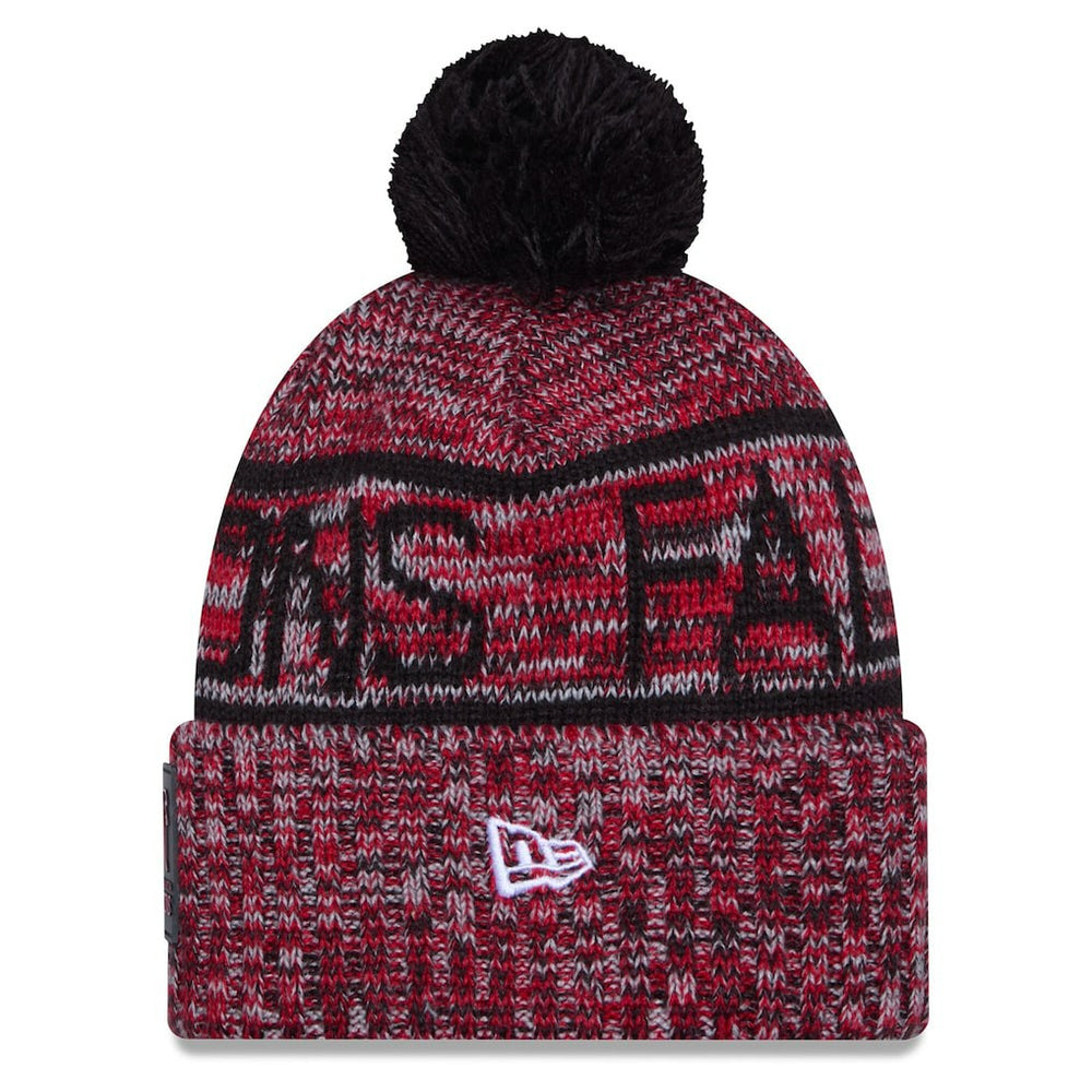NFL Atlanta Falcons 2025 Sideline Cold Weather Cuffed Knit Hat with Pom