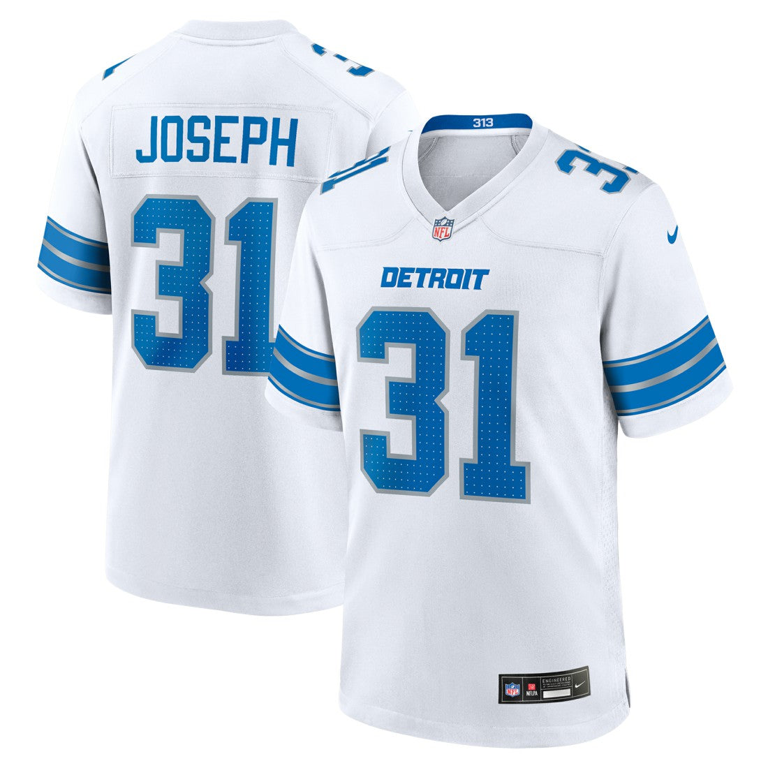 NFL Detroit Lions Kerby Joseph  Game Jersey