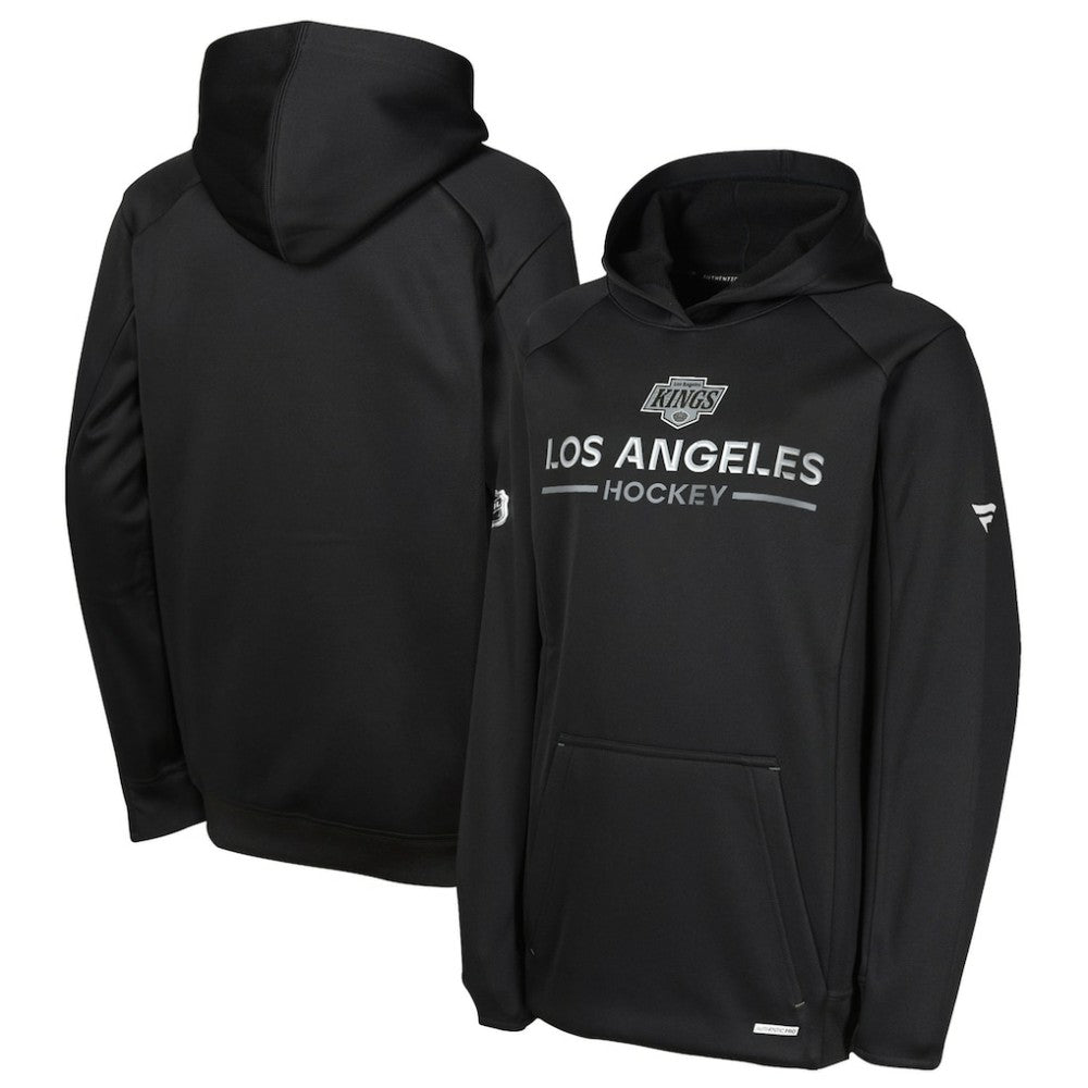 Los Angeles Kings Fanatics Youth Authentic Pro Rink Raglan Hoodie