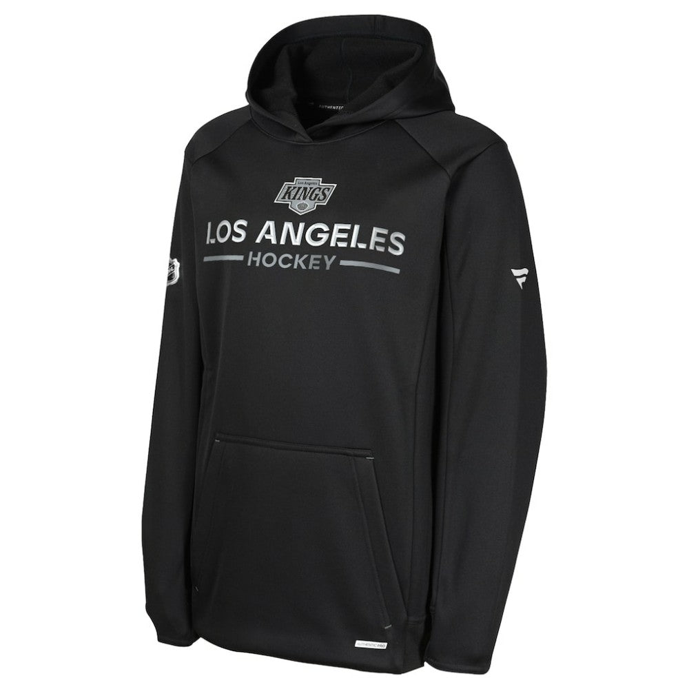 Los Angeles Kings Fanatics Youth Authentic Pro Rink Raglan Hoodie