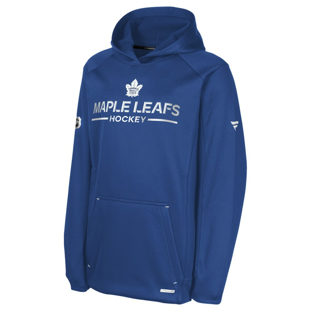 Toronto Maple Leafs Fanatics Youth Authentic Pro Rink Raglan Hoodie