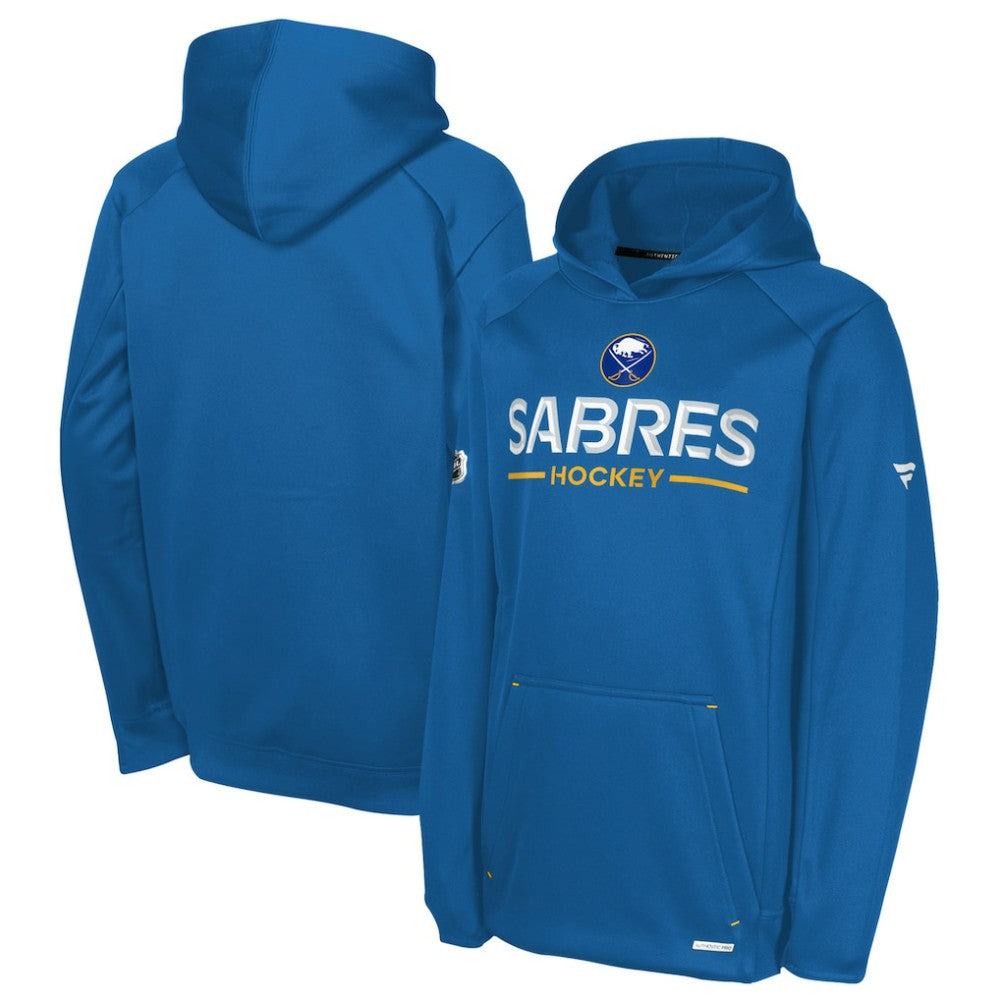 Buffalo Sabres Fanatics Youth Authentic Pro Rink Raglan Hoodie
