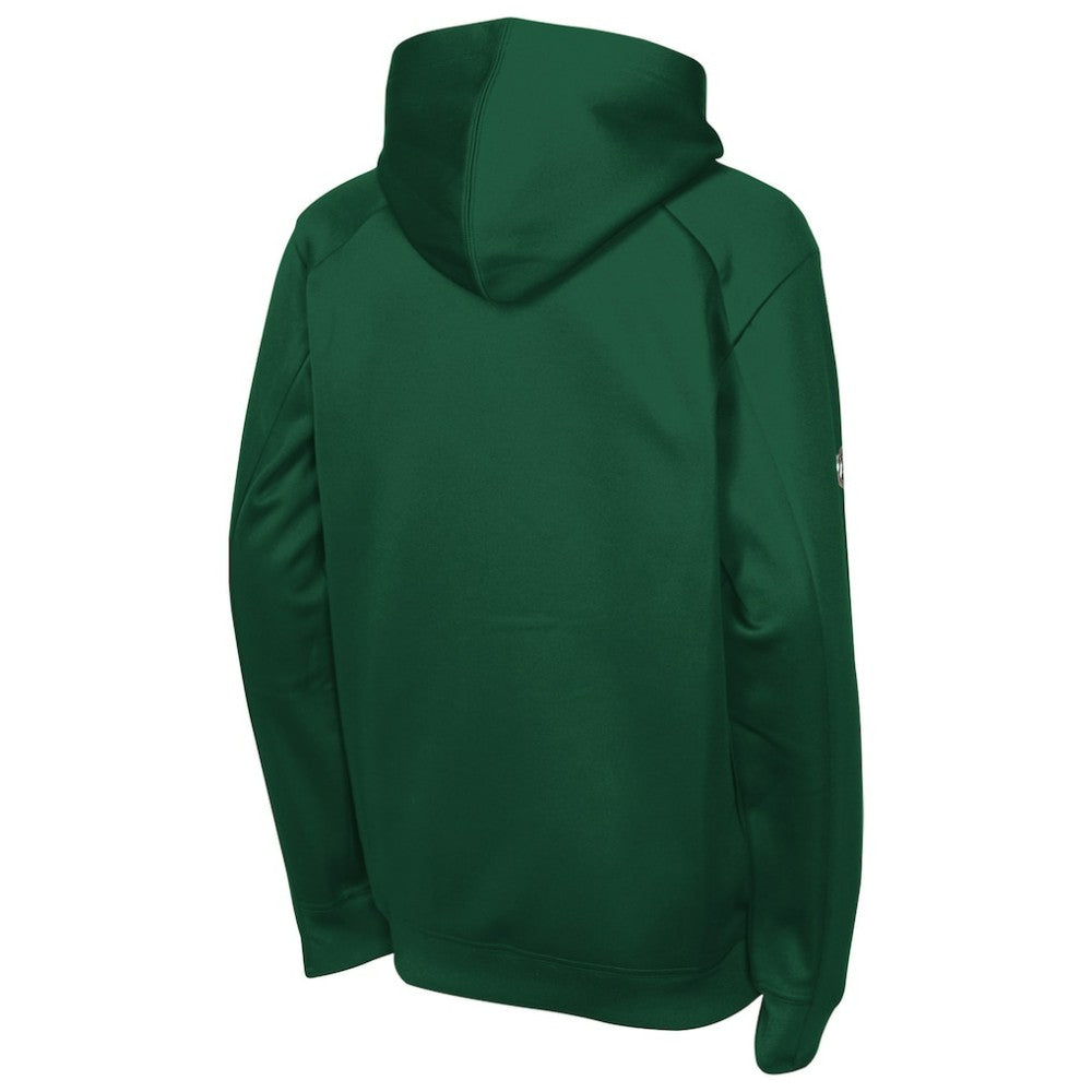 Minnesota Wild Fanatics Youth Authentic Pro Rink Raglan Hoodie