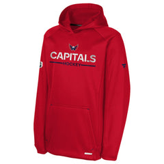 Washington Capitals Fanatics Youth Authentic Pro Rink Raglan Hoodie