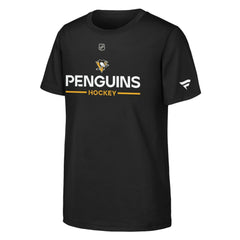 Pittsburgh Penguins Fanatics Youth Authentic Pro Wordmark T-Shirt