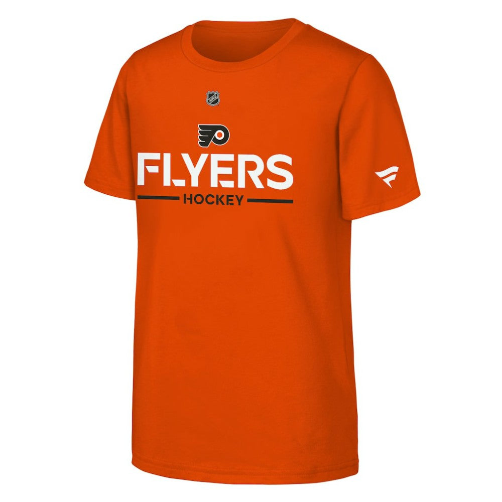 Philadelphia Flyers Fanatics Youth Authentic Pro Wordmark T-Shirt