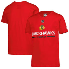Chicago Blackhawks Fanatics Youth Authentic Pro Wordmark T-Shirt