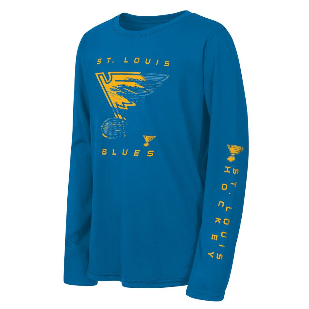 St. Louis Blues Outerstuff Youth Seize the Win Long Sleeve T-Shirt