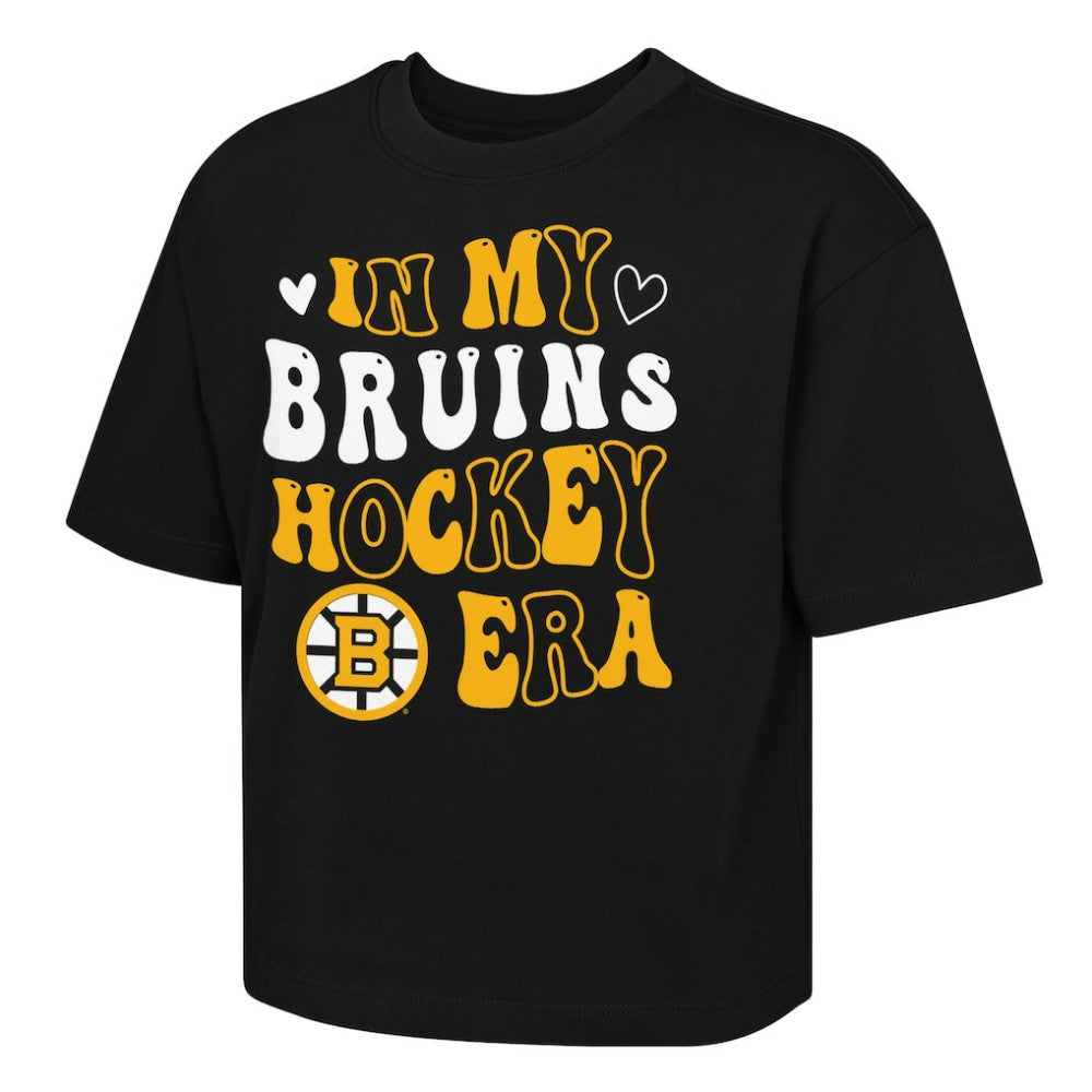 Boston Bruins Outerstuff Girls Youth In My Era Boxy T-Shirt