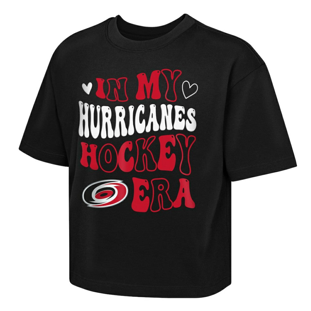 Carolina Hurricanes Outerstuff Girls Youth In My Era Boxy T-Shirt
