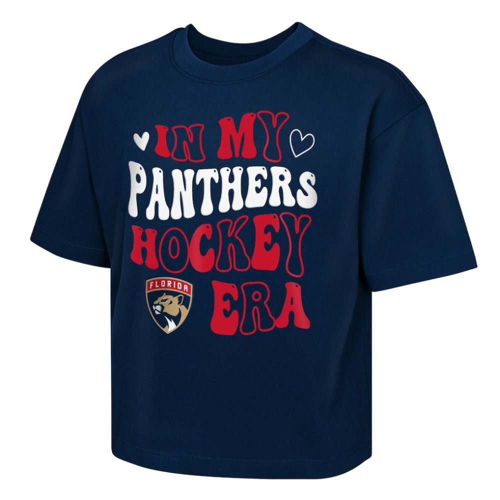 Florida Panthers Outerstuff Girls Youth In My Era Boxy T-Shirt
