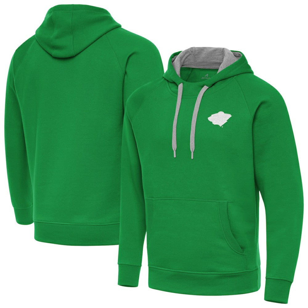 Minnesota Wild Antigua St. Patrick's Day Victory Pullover Hoodie