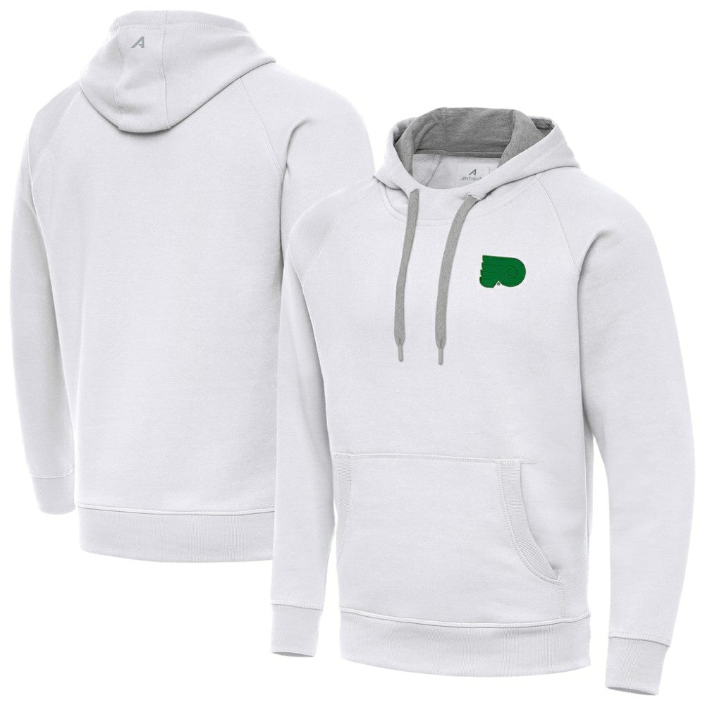 Philadelphia Flyers Antigua St. Patrick's Day Victory Pullover Hoodie