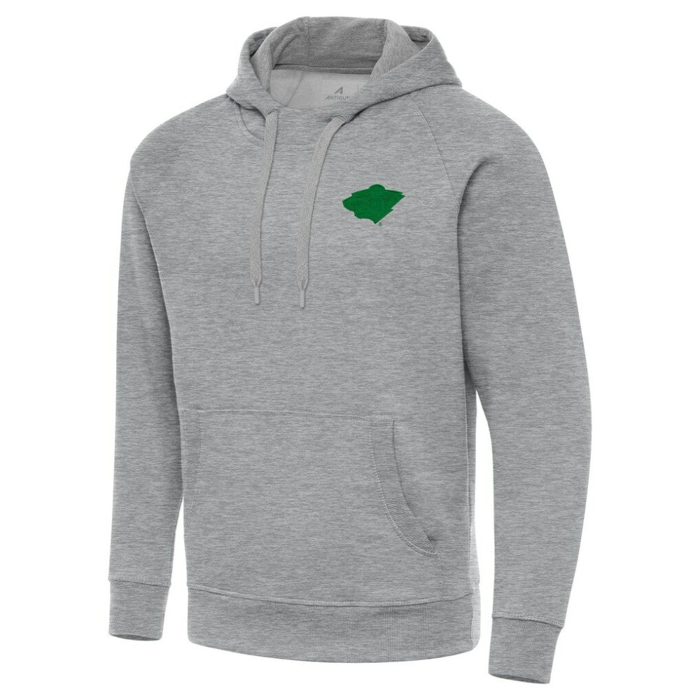 Minnesota Wild Antigua St. Patrick's Day Victory Pullover Hoodie