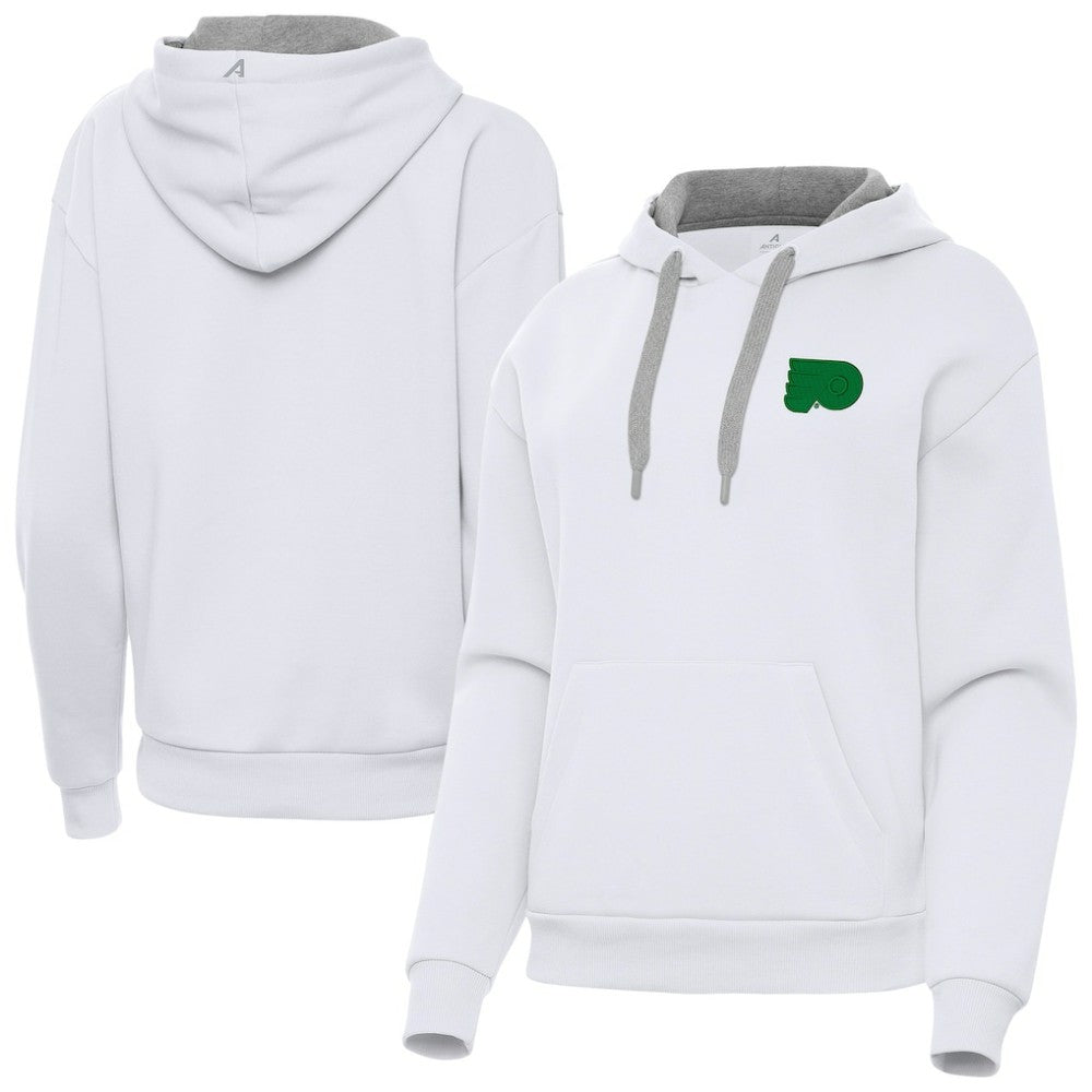 Philadelphia Flyers Antigua Women's St. Patrick's Day Victory Pullover Hoodie