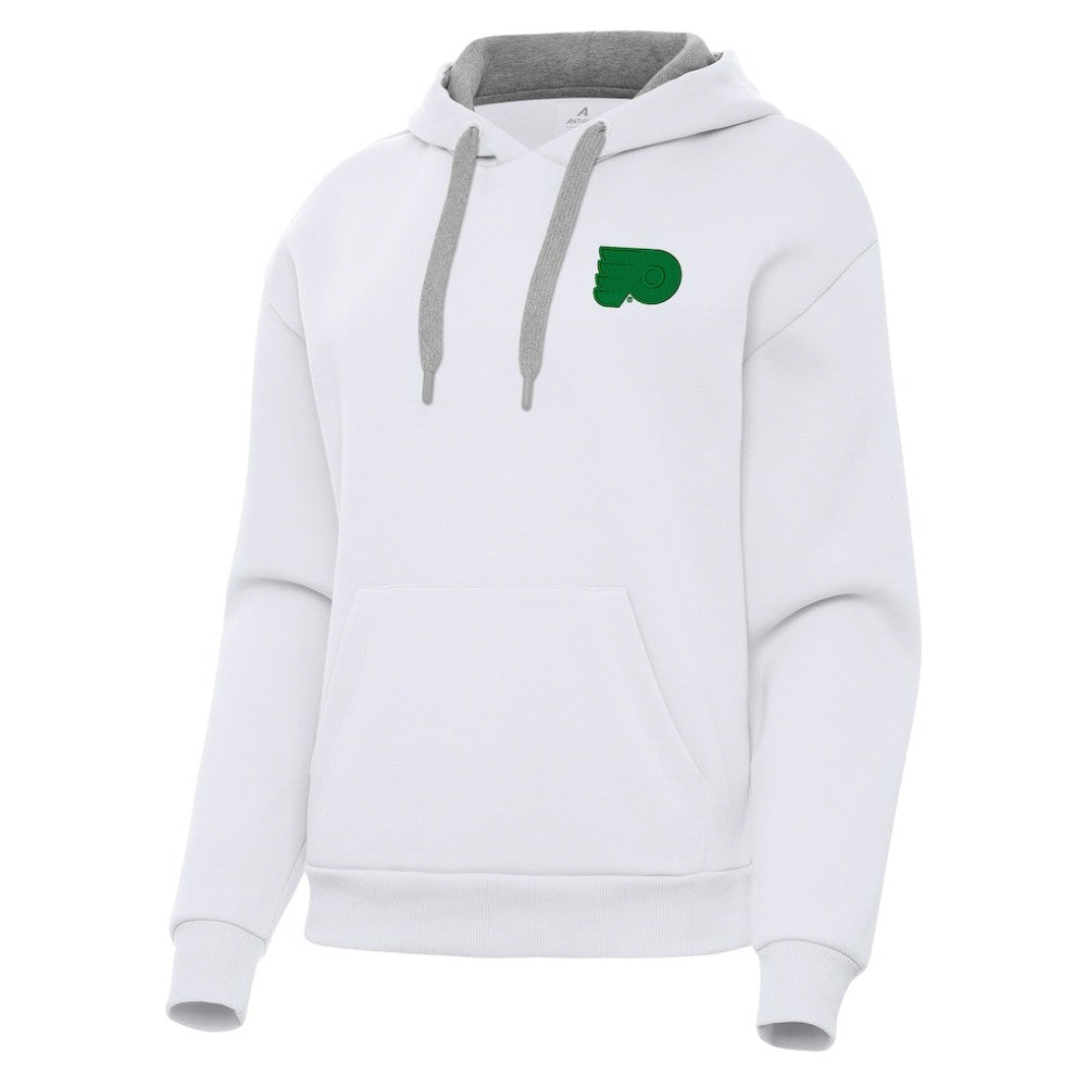 Philadelphia Flyers Antigua Women's St. Patrick's Day Victory Pullover Hoodie