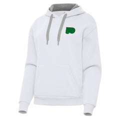 Philadelphia Flyers Antigua Women's St. Patrick's Day Victory Pullover Hoodie
