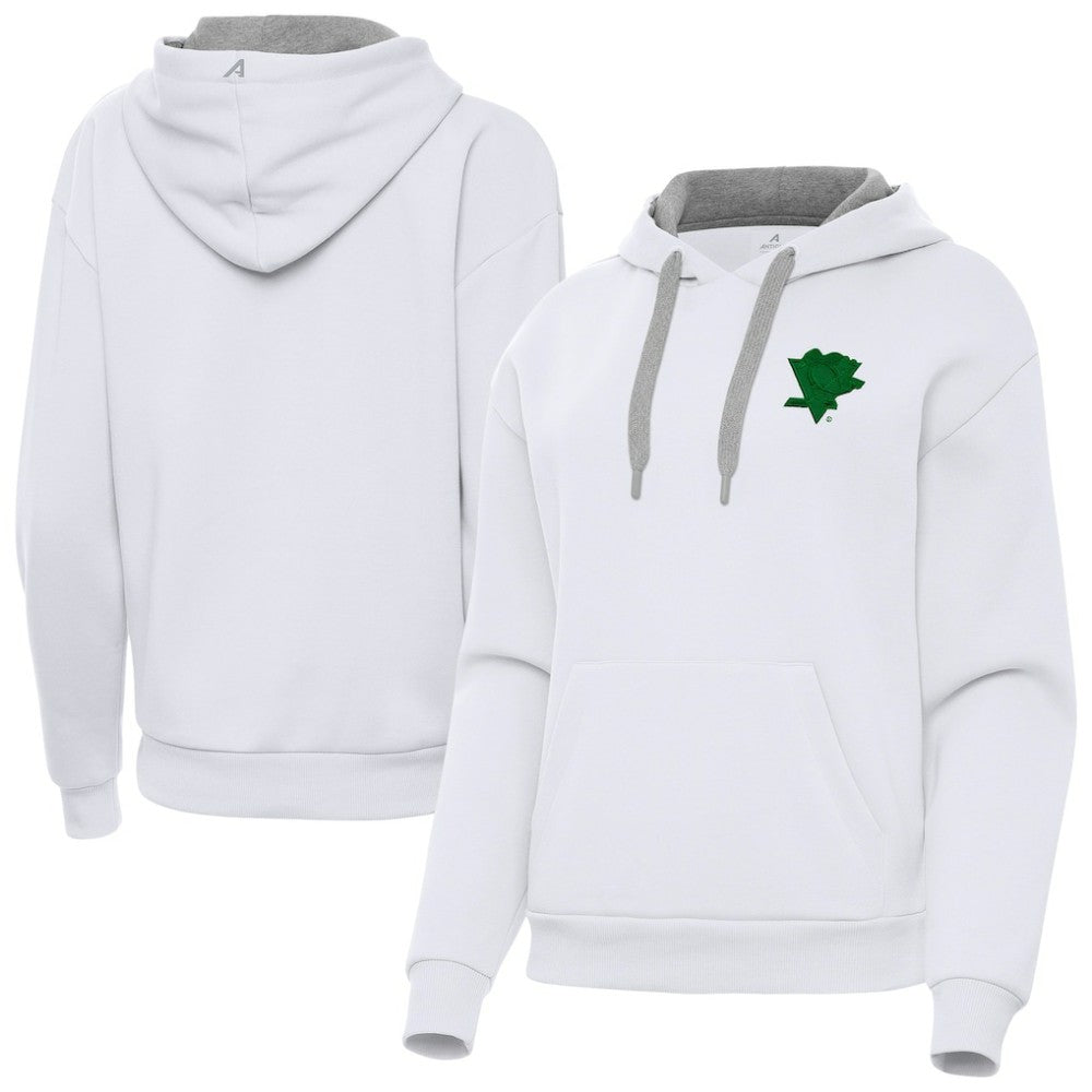 Pittsburgh Penguins Antigua Women's St. Patrick's Day Victory Pullover Hoodie
