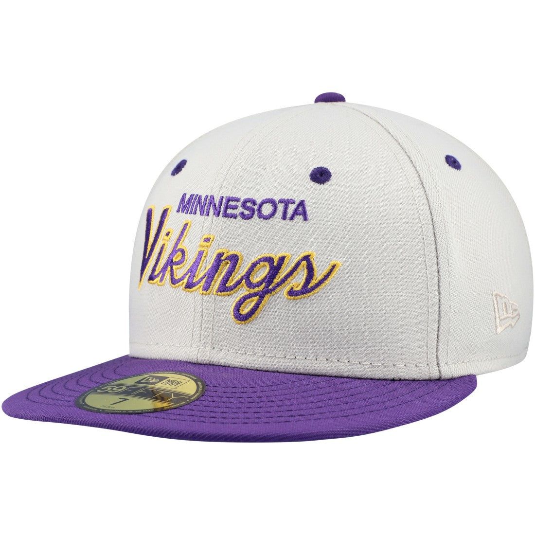 NFL Minnesota Vikings Historic Script 59FIFTY Fitted Hat