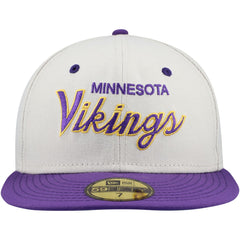 NFL Minnesota Vikings Historic Script 59FIFTY Fitted Hat