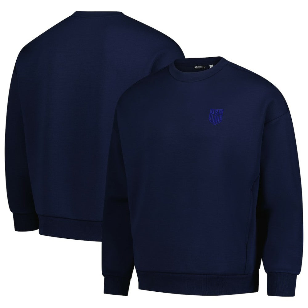 USMNT Levelwear Luxe Signature Lineage Tri-Blend Pullover Sweatshirt / Soccer Discount