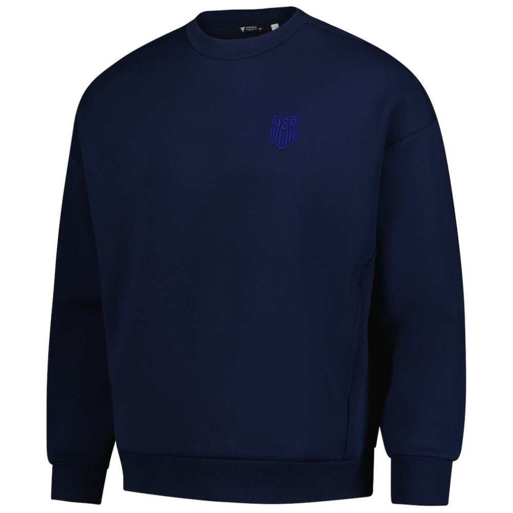 USMNT Levelwear Luxe Signature Lineage Tri-Blend Pullover Sweatshirt / Soccer Discount