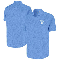 San Diego Padres Antigua Cactus Spring Training Lush Button-Up Shirt - Powder Blue