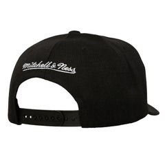 San Jose Sharks Mitchell & Ness Busted Logo Wordmark Wrap-Around Pro Pinch Adjustable Hat