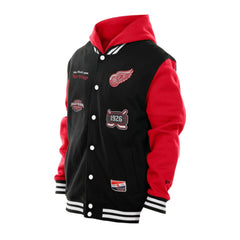 Detroit Red Wings New Era Full-Snap Fleece Hoodie Jacket
