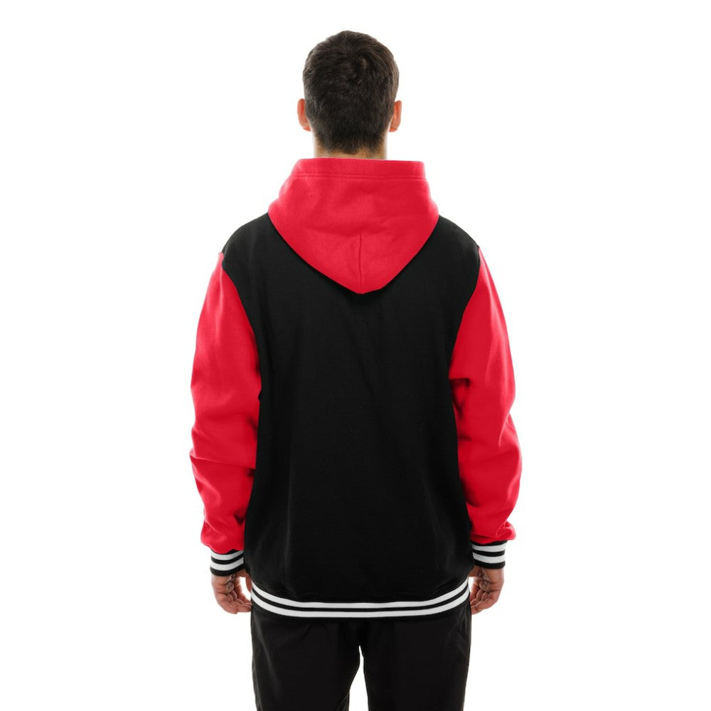 Detroit Red Wings New Era Full-Snap Fleece Hoodie Jacket