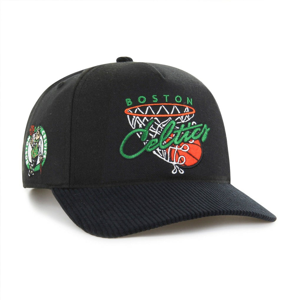 Boston Celtics '47 Nothing But Net Hitch Adjustable Hat - Black | 47 brand on sale