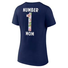 NFL Dallas Cowboys Women's Floral Number 1 Mom V-Neck T-Shirt
