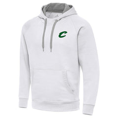 Cleveland Cavaliers Antigua St. Patrick's Day Victory Raglan Pullover Hoodie - White on sale