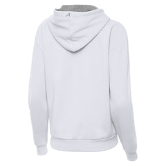 New York Knicks Antigua Women's St. Patrick's Day Victory Pullover Hoodie - White outlet