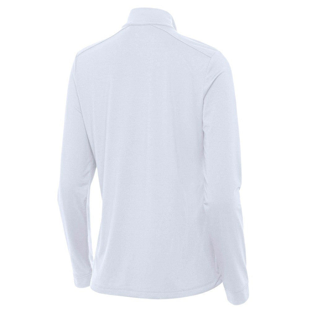 Denver Nuggets Antigua Women's St. Patrick's Day Intent Quarter-Zip Top sale - White discount