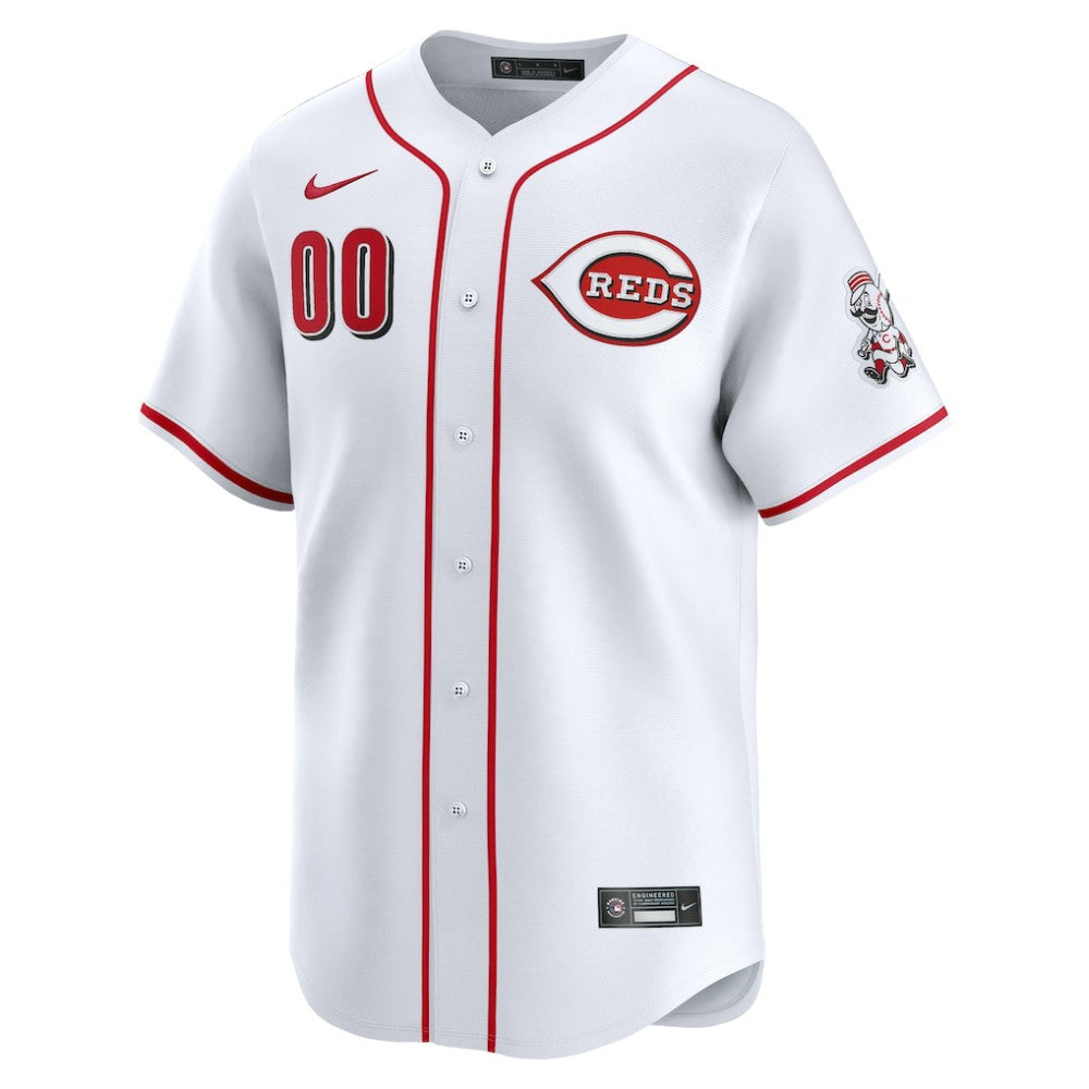 Cincinnati Reds Home Limited Custom Jersey - White | Nike