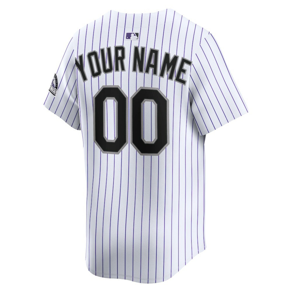 Colorado Rockies Home Limited Custom Jersey - White | Nike