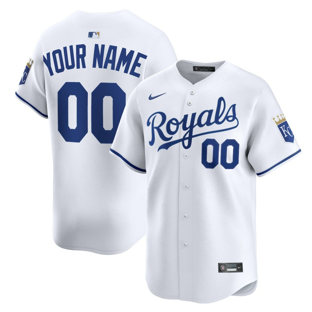 Kansas City Royals Home Limited Custom Jersey - White | Nike
